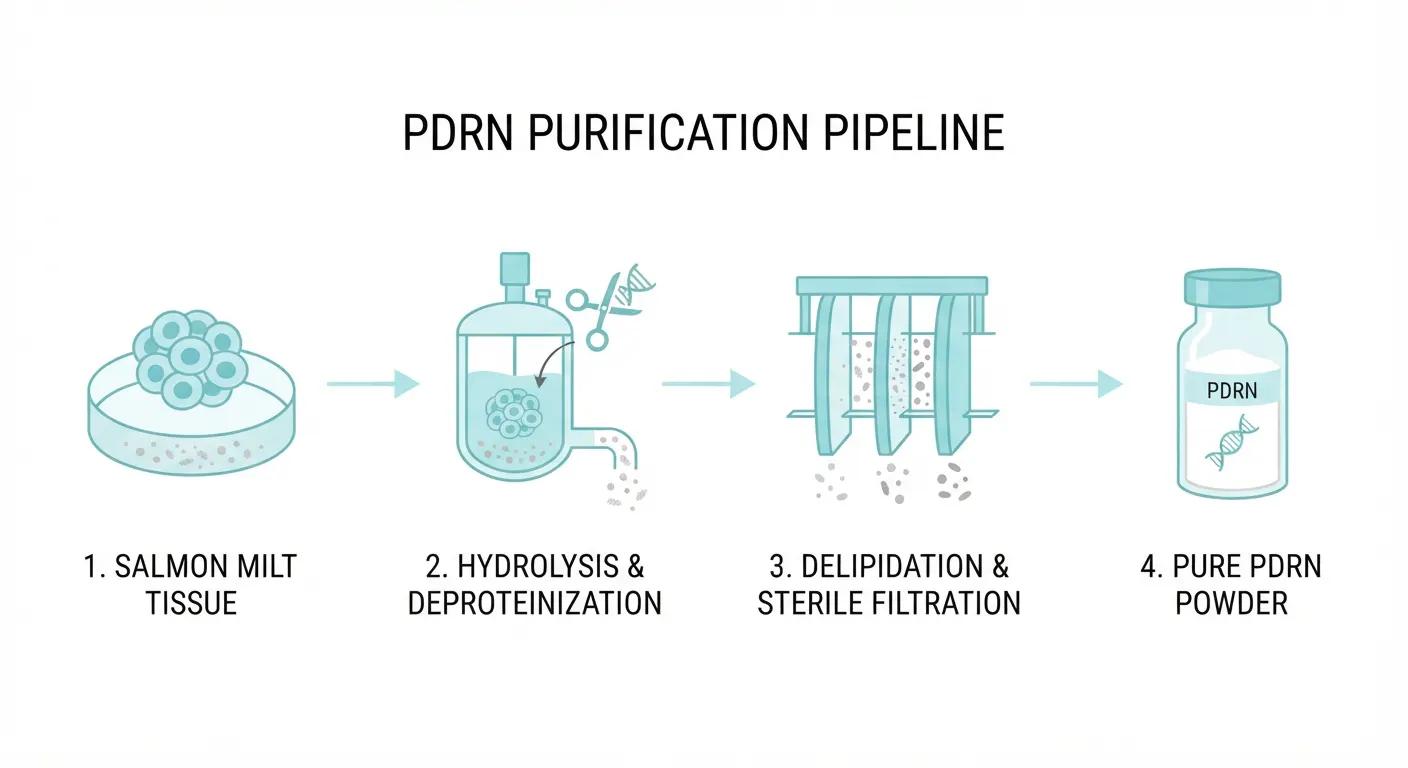 Salmon PDRN myth versus purified nucleotide polymer safety hero image